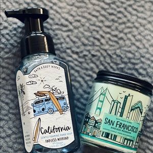 Bbw Destination home candle set.